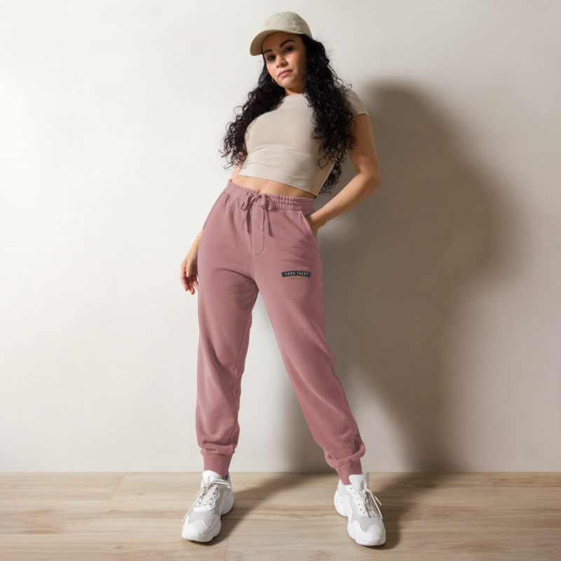 Woman's Embroidered Joggers - Image 4