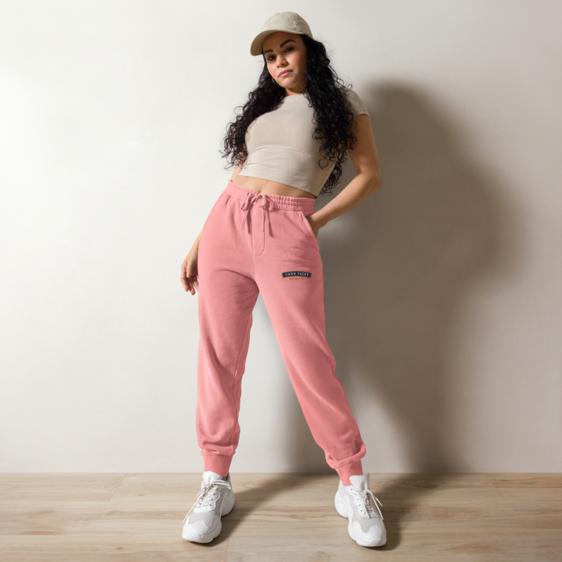 Woman's Embroidered Joggers - Image 3