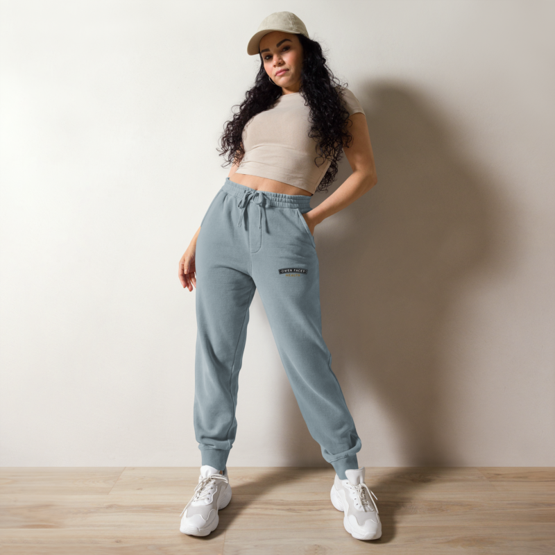 Woman's Embroidered Joggers - Image 2